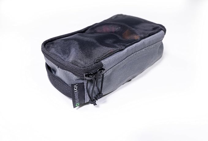 VanEssential Packing Cube with Transparent Mesh Top X-Small - Charcoal Gray by VanEssential