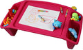 Kids Lap Desk Tray, Portable Activity Table, Pink, Red by Basicwise
