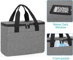 Trunab Insulated Medicine Storage Bag Travel Pill Bottle Organizer,Grey | Medication Bag for Prescription, Insulin, Supplements or Medical Supplies,Bag Only - Image 4