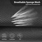 CAR PASS Breatherable Air Mesh Car Seat Covers Full Set, 3D Foam Back Support Automotive Seat Covers, All Season Car Seat Cover Fit Automotive,SUV,Sedan,Van, Airbag Compatible (Black) - Image 9