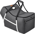 Infant Car Seat Travel Bag for Airplane Compatible with All Nuna Pipa Car Seat and Base,Chicco KeyFit 30 and Base, Padded Car Seat Bags for Air Travel,Car Seat Gate Check Bag with Side Pocket, Gray by SINVICKO