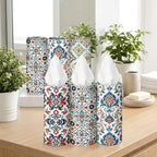 Arttown Car Tissue Holder for Cup Holder Facial Tissues 12 Pack Moroccan | Boho Bulk 3-Ply,Refillable Marble Print Cylinder Tissue Boxes,Fit Car Home Office School (600 Sheets Total,50 Sheets Each) - Image 7