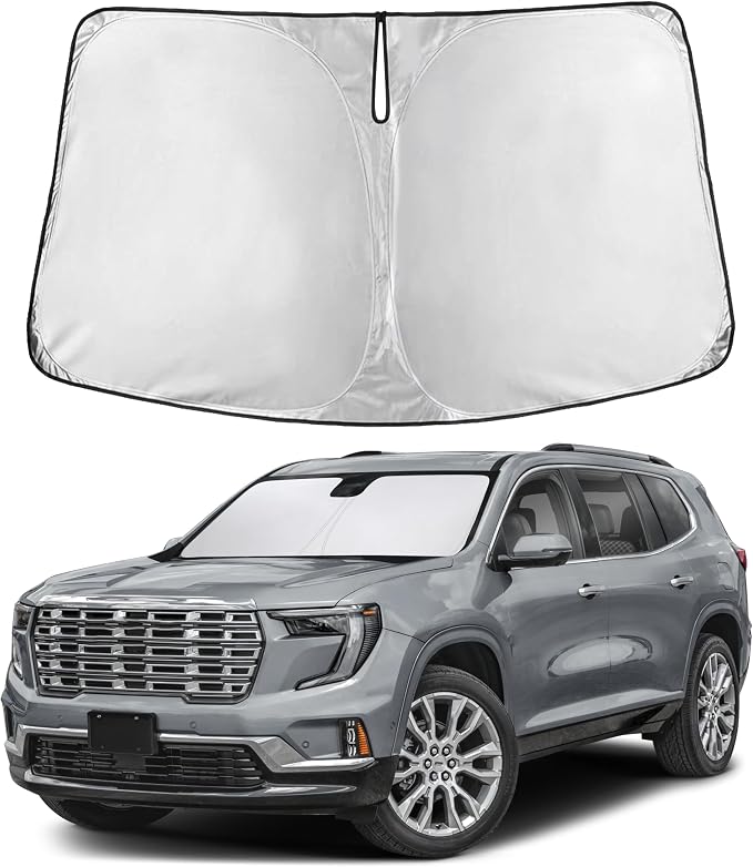 EcoNour Windshield Sunshade Compatible for GMC Acadia 2024 2025 2026, Sun Visor for Front Windshield & Window Sun Shade Cover, UV Heat Blocker & Protector, Car Accessories by EcoNour