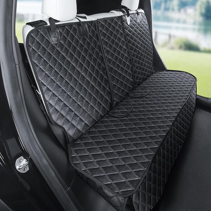 for Model Y/3 Tesla Dog Rear Seat Cover Protector Waterproof Wear-Resistant | Pet Back Seat Kick Mat Protector|Easy To Clean & Install|Non-Slip For Child Kids Seat Cushion Protection by EVMODS