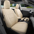 FREESOO Custom Leather Seat Covers for Toyota Corolla L LE Series 2014-2019 | Sedan, Full Set, Waterproof, Airbag Compatible, Scratch-resistant, Anti-slip, Protector Cushion, Durable Material, Easy-clean by FREESOO
