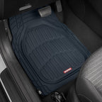 Motor Trend FlexTough Floor Mats for Cars, Blue Deep Dish All-Weather Car Mats, Waterproof Trim-to Fit Automotive Floor Mats for Cars Trucks SUV, Universal Floor Liner Car Accessories - Image 3