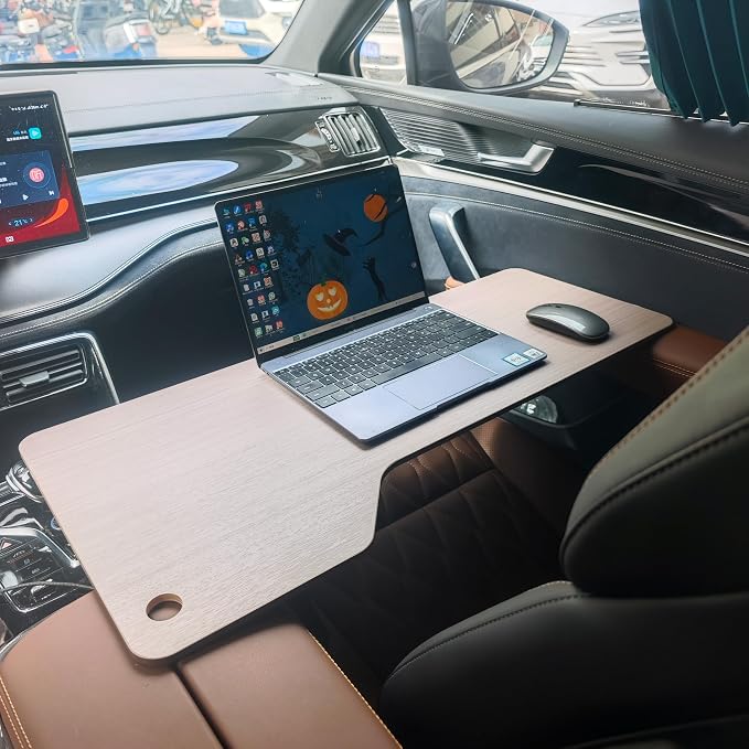 Larger Car Tray Desk for Laptop,Rear-Row Legless Tray Table for Dining, Working, Relaxing,Car Travel Essentials for Long Trips with Family - Image 6