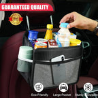 Car Back Seat Organizer and Storage Bag, Premium 1680D Oxford Cloth Collapsible Universal Hanging Car Seat Back Organizer for Kids & Adults - Image 2