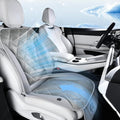 Cooling Car Seat Cushion Ventilated Car Seat Cover with 3-Speed Adjustable Universal Fit for 12V/24V Car SUV Truck Van for Summer, Gray by FLORICH