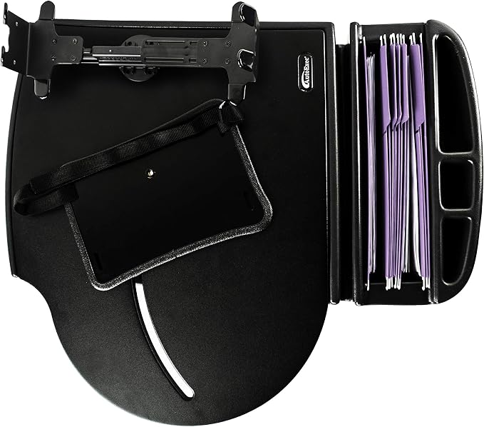 AutoExec AE-RMCD-PS-BT Roadmaster Car Desk for Your Vehicle Workstation and Mobile Office, Black with Printer Stand | Vehicle Workstation, Mobile Office, Printer Stand - Image 5