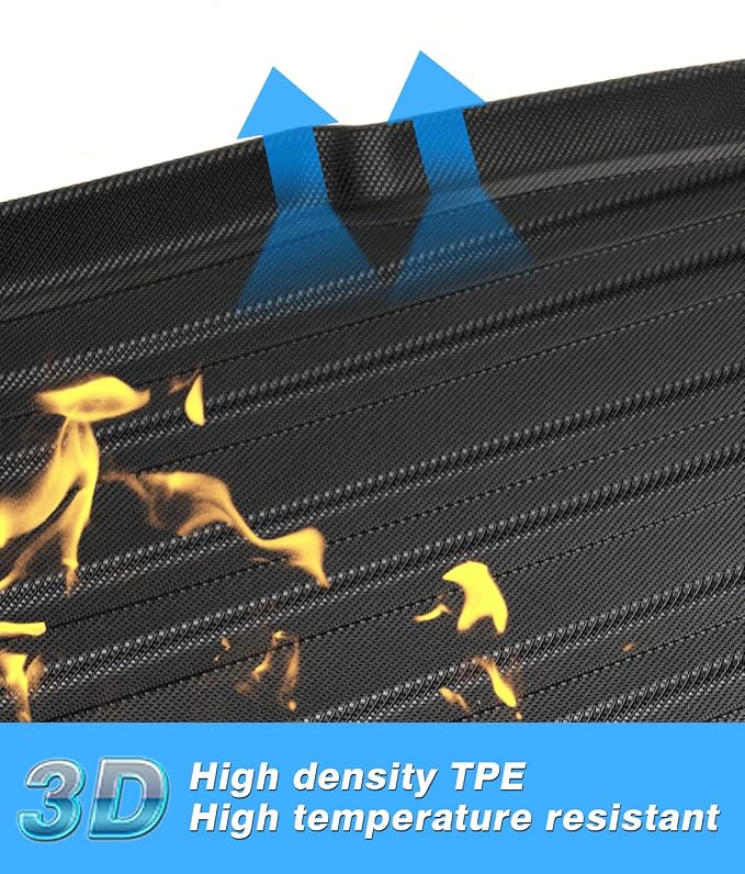 Powerty Trunk Mat for 2022-2026 Lexus NX NX250 NX350 NX350h NX450h+, All Weather TPE Cargo Mat Liner for NX Rear Trunk - Image 3
