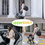Storage Bag for Doona Infant Car Seat Stroller, Large Capacity Diaper Bag | Wearable Backpack, Stroller Organizer, Easy Access Zipper, Water-Repellent Lightweight Baby Spring Travel Essentials - Image 8