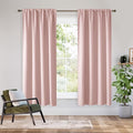 RYB HOME Bedroom Blackout Curtains 63 inches Long, 100% Blackout | Thermal Insulated, Noise Reducing, Curtains for Living Room Nursury, For Sleep, W34 x L63, Biscotti Beige by RYBHOME