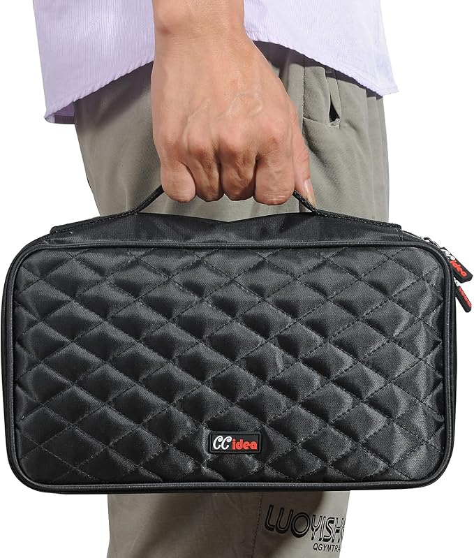 CCidea CD DVD Case Holder, Portable Disc Storage Wallet Binder, Multiple Capacity CD Organizer for Car Home Travel, Anti-Scratch Blu-Ray Game Disc Storage (96-Black) - Image 7