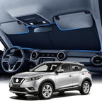 Zanch Custom Windshield Sun Shade for Nissan Kicks 2018-2026, 7-Layer UV & Heat Block, 3D Laser Scanned, Interior Protection, Keep Car Cooler, Foldable SUV Accessories by Zanch