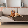gogobunny Waterproof Blanket, Couch Covers for Dogs, Reversible Protector | 3X Stronger Leakproof, Scratch Proof Durable Furniture Protection, Stain Resistant, Washable, 30x70 Inch Dark/Light Chocolate by gogobunny