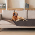 gogobunny Waterproof Dog Blanket, Couch Covers for Sofa, Reusable Pee Pads | Wear Resistant, Leakproof Sofa Cover for Pets, Anti-Pilling, Hypoallergenic, Machine Washable, 30x90 Inch Dark/Light Coffee by gogobunny