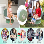 SunnySmile,Travel Potty,Car Potty for Toddler,Portable Toilet for Kids | Portable Toilet for Kids with 45 Liners,for Toddler Travel, Camping, Foldable, Indoor/Outdoor Use - Image 3