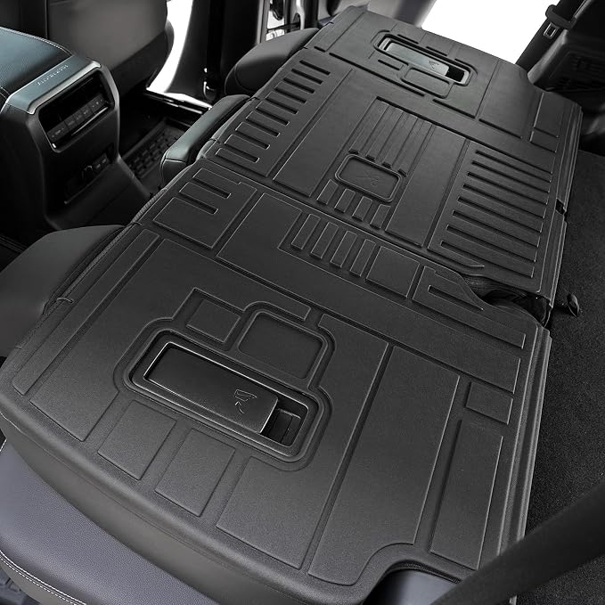 Cargo Mat for 2024-2026 Toyota Land Cruiser Accessories | Full-Coverage Cargo & Backrest Protection, Odorless TPE, All-Weather Protection, Folds with Rear Seats, 3D Custom Fit - Image 5