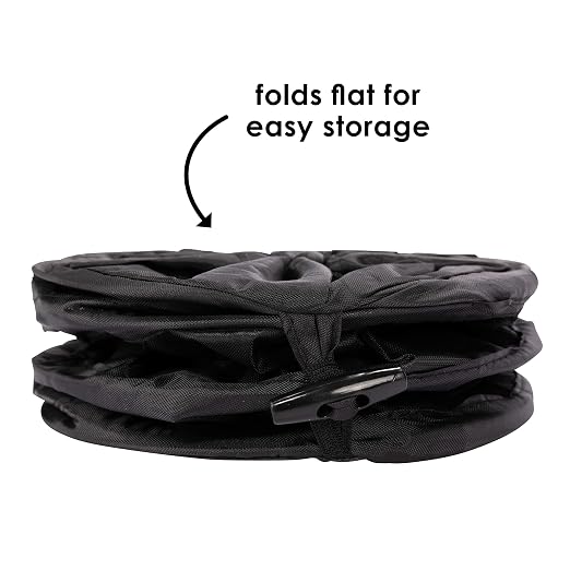 Diono Pop-up Trash Bin, Collapsible Car Trash Can Portable, Small, Leak Proof, Perfect For Keeping Car Clean, Black - Image 6