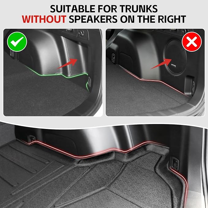 Cargo Liner Fit for 2019-2025 Subaru Forester Cargo Mat Replacement Trunk Mat All Weather Trunk Liner for 2019 2020 2021 2022 2023 2024 2025 Subaru Forester(Cargo Mat) - Image 2