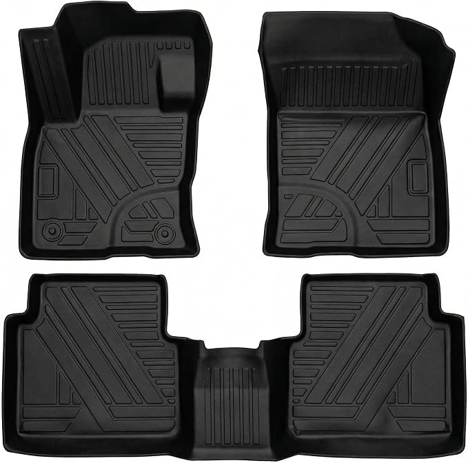All Weather Floor Mats Floor Liner Non-Slip Rugs for Ford Escape 2020-2026 | 3D Laser Precision Fit Waterproof Durable Non-slip Odorless Front Rear Full Sets Trunk Tray Carpet Liners Accessories by AiqiyingAutoAccesories