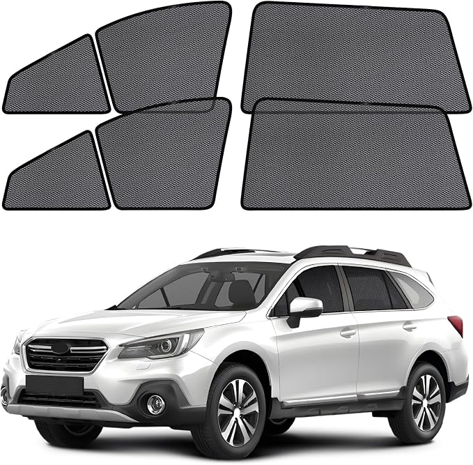 ZATOOTO Car Window Shades for Outback 2021-2024, Ventilation & Bug-Free | 99% UV Block, Heat Reduction, Camping Privacy, Strong Magnets, Baby Pet Protection, Road Trip Comfort, Easy Install - Image 7