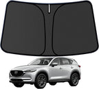 CX50 Windshield Sun Shade for Mazda CX-50 CX50 2023-2024 2025 Blocks UV Rays Accessories,1:1 Custom Foldable Thickened Wear-Resistant Front Window Sunshade Visor,Keeps Your Car Cooler by Achaltiza