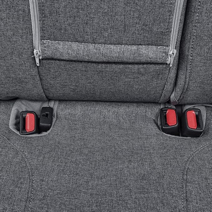 coverdream Full Set Cloth Seat Covers Custom Fit for Subaru Forester 2014 2015 2016 2017 2018,Fully Covered,UV Resistant,Breathable Fabric Car Seat Protector(Gray) - Image 5