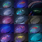 Dreamcolor Acrylic Interior Car LED Strip Light, RGB 10 in 1 Fiber Optic Ambient Lighting Kits, 16 Million Colors Sound Active Function Car Neon Lights with Wireless APP - Image 4