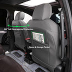 Full Set Car Seat Covers for Honda Odyssey 2005-2010,8-Seater,Faux Leather | for EX,EX-L,Touring,2nd Row 40/20/40 Split Seat,Waterproof Seat Protector,Fit Like A Glove(Gray) - Image 5
