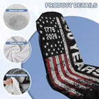 Horeset Vintage American Flag Car Seat Towel Cover – Patriotic Design Sweat Proof Seat Protector, Quick-Dry & Breathable for SUV Trucks Cars Sedan Van 250th Anniversary - Image 8