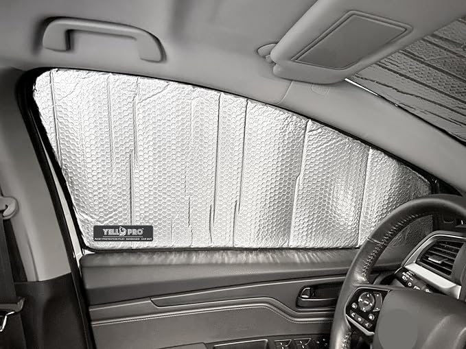 Side Window Front Seat Reflective Sunshade Custom Fit for 2018 2019 2020 2021 2022 2023 2024 2025 2026 Honda Odyssey Minivan, UV Reflector Sun Protection Accessories (Set of 2) - Image 3