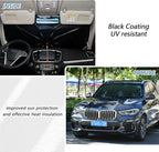 Dark Green Black Car Sun Shade Windshield Car Umbrella Foldable Uv Ray Reflector Front Window Sun Shade Visor Shield Cover - Image 5