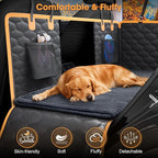 FURTIME Backseat Pet Bed Mat, Non-Slip Washable Dog Bed for Car Back Seat | Travel Pet Mat with Removable Cover, Dog Seat Covers Protector Fit for Backseat Extenders and Trucks SUVs, 54"x 24.8", Grey - Image 5