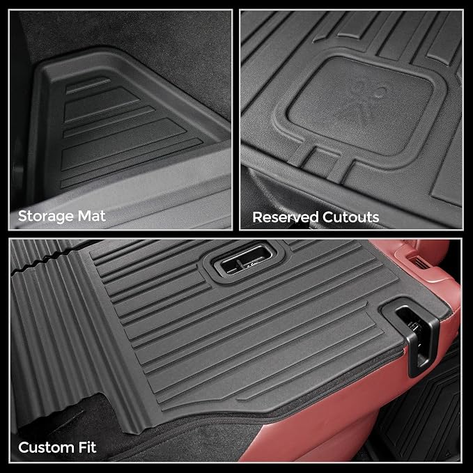 Cargo Mat for 2017-2025 Mazda CX-5 Accessories | Full-Coverage Cargo & Backrest Protection, Odorless TPE, All-Weather Protection, Folds with Rear Seats, 3D Custom Fit - Image 6
