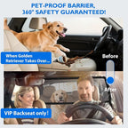 Dog Barrier for SUV, 50" Dog Car Barrier Behind Front Seat, Escape-Proof Back Seat Divider & Cargo Area Gate, Durable Dog Net for Car, Safety Mesh Pet Restraint - Image 6