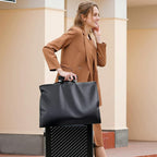 Suit Garment Clothes Travel Bag: 54 inch Lightweight Foldable Black Short Fabric Breathable - Hanging Storage Cover Pockets Zipper for Men - Wardrobe Carry Coat Jacket Uniform Tuxedo Shirt - Image 6