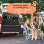 Dog Car Seat Cover for Back Seat, Waterproof Hammock for Car, SUV & Truck, Non-Slip Backseat Cover for Dogs, Heavy-Duty Dog Hammock Style Seat Protector Pets, Easy to Install & Clean - Image 7
