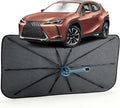Car Windshield Sun Shade Umbrella for Lexus UX 2019-2026, 1:1 Fit Sunshade | [Reflective Coated Fabric] Car Shades Sun Visor Keep Car Cool and Protects Interior, Sunshade Umbrella for Front Window by MakeLifeBetter