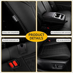 Custom Fit Camry Seat Covers for 2025 2026 Toyota Camry LE SE - Black | Waterproof Faux Leather Full Coverage, Car Seat Protectors Full Set with Armrest Covers, Airbag Compatible - Image 6