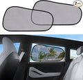 ZATOOTO Tesla Model Y Window Shades for Rear Window,Clear View | Transparent Static Cling Film, Blocks 90% UV & Heat, No Adhesive, Easy Install, Enhanced Visibility, Interior Protection by ZATOOTO