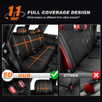 Custom Fit Seat Covers for Toyota 4Runner 2011-2024 5 Seats | Full Set Waterproof Airbag Compatible Car Seats Cover for 4Runner Accessories Black(5 Seats Model Only) - Image 7