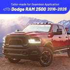 Windshield Sun Shade for Dodge RAM 2500 2016-2026, Custom Umbrella Shades | Foldable Front Window Sunshade with 360° Rotating Shaft, Car Shades with UV & Heat Protection - Image 3