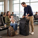Stroller Travel Bag Compatible with Joie | Water-resistant, Waterproof, Stroller and Car Seat Bag with Shoulder Strap for Airplane Gate Check - Image 7