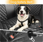 Dog Car Seat Cover for Back Seat, Hard Bottom Back Seat Extender | Rear Seat Pet Cover for Dogs - Supports 400lbs, Waterproof & Scratch Resistant Dog Hammock with Mesh Window for SUVs & Trucks - Image 6