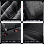 HKZ Customized Special seat Cover for Toyota Corolla (Black, 2020-2022 Corolla XSE) - Image 8
