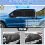 ZATOOTO Car Window Shades for Ford F-150 2021-2024 Car Window Covers Blackout | Double-Layer with Zipper | Airflow and Privacy F-150 Window Screen with Storage Bag for Camping Napping Traveling - Image 3