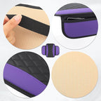 Leather Car Center Console Cover with Side Pockets,Stylish Car Decorations Interior Armrest Cover for Car Seat Organizer,Universal Center Console Protector Fit Car SUV Truck (Purple) - Image 4