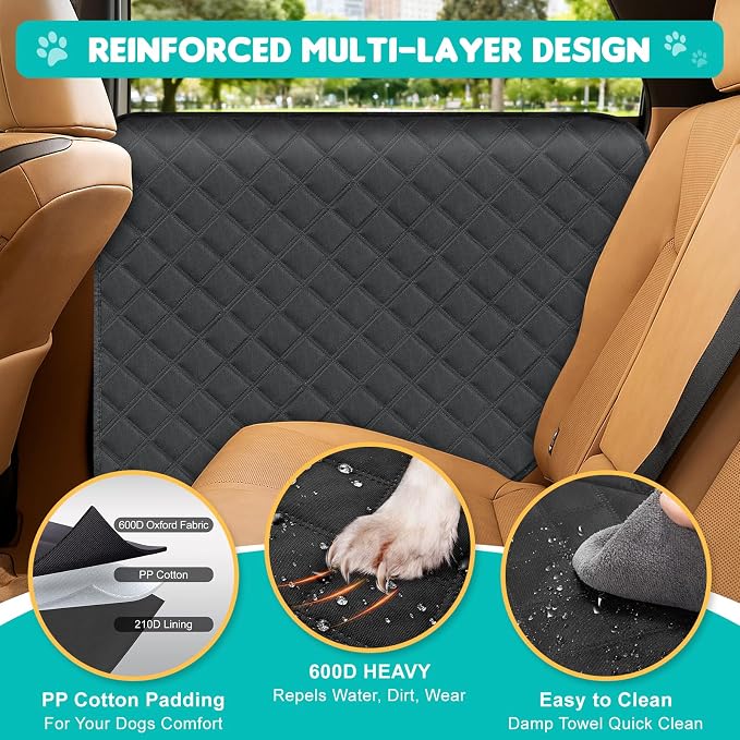 Dog Car Door Protector, 2 Pack Oversized Thickened Door Protectors for Dogs and Pets, Scratch-Resistant, Waterproof, Stain-Resistant Door Covers for Car/SUV/Truck, Universal Size - Image 2
